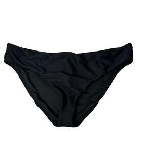 NWT J Crew Womens Ribbed‎ High Rise Bikini Bottoms 3X Cheeky Lined Black